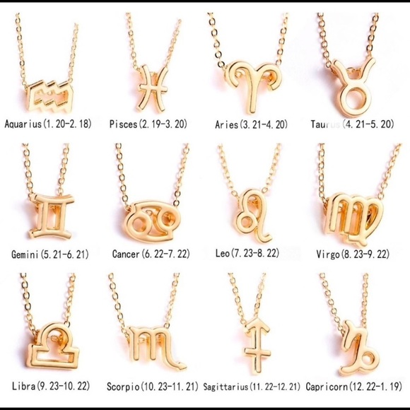 NEW Cancer Gold Charm Necklace - Picture 6 of 14